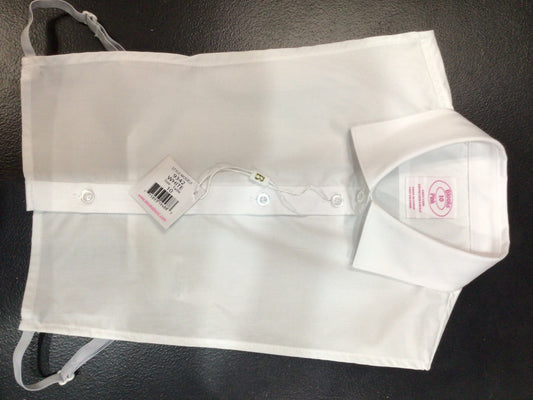 Fine tailored button down half shirt with pointy collar